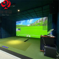 Fabricants Divertissement Expérience AR Moniteur de lancement de simulateur de golf intérieur