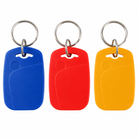 Porte-clés RFID double fréquence 13,56 MHz CUID + 125 KHz 5200/T5577 en ABS pour système de contrôle d'accès et de verrouillage hôtelier