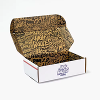 Caja de Envío Rígida con Forro de Esponja y Laminación Brillante con Logotipo Personalizado, Cajas de Cartón Corrugado Ecológicas para Empaque de Regalos