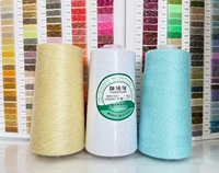 24S 100% Acrylique Or Argent Soie Broderie Fil Teint Haute Ténacité Fil à Tricoter pour Artisanat.