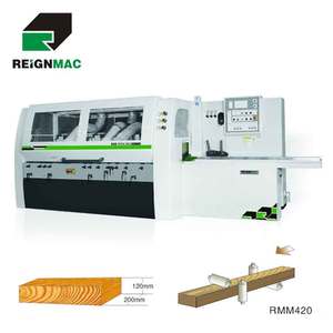 เครื่องจักรงานไม้ Reignmac รุ่นใหม่ เครื่องไสไม้ 4 ด้าน/เครื่องปรับความหนา พร้อมมอเตอร์แกนกลาง ขนาดความกว้างการไส 200 มม. กำลังไฟ 38.6 กิโลวัตต์ - Product Image 3