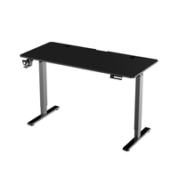 Escritorio de elevación eléctrico ergonómico de alta calidad, mesa ajustable de altura de acero para sentarse para pararse, escritorio de computadora