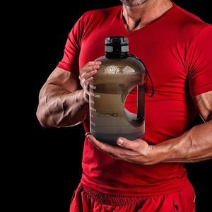 Jarra de Agua Grande de 1 Galón con Boca Ancha, Personalizada para Venta al por Mayor, con Marcador de Tiempo Motivacional, Pajita, a Prueba de Fugas, Libre de BPA, para Gimnasio - Product Image 6