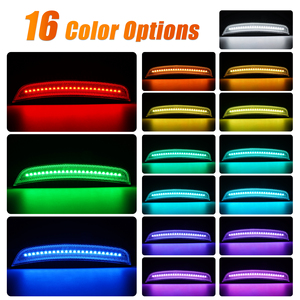 Đèn nâng cấp cản trước sau ô tô ODM bán buôn cho Chrysler 300 2015-2021, đèn <span class=keywords><strong>LED</strong></span> RGB báo rẽ bên - Product Image 3