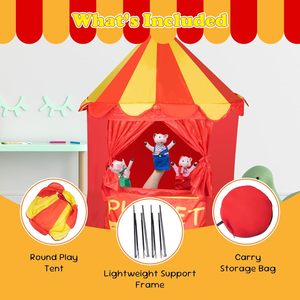 Nuova Tenda da Gioco Personalizzata per Bambini, Grande, Gialla e <span class=keywords><strong>Rossa</strong></span>, a Tema Principessa, per Ragazzi e Ragazze - Product Image 6