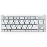 Teclado Mecánico Inalámbrico Logitech Signature K855 Sin Teclado Numérico, Interruptor Lineal Rojo TTC, Conexión Fácil a 3 Dispositivos para Oficina