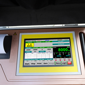 Xách tay 100ton trục quy mô LCD hiển thị xe tải có trọng lượng Pad OEM tùy chỉnh để bán - Product Image 3