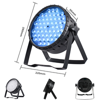 Projecteur PAR Big Dipper Betopper 54*3W 3 pouces, Nouveauté LPC015, version améliorée du projecteur LED de scène en aluminium LPC007