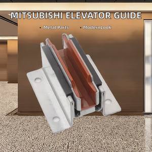 Revestimiento de guía de contrapeso para cabina de ascensor Mitsubishi, guía de riel principal, diseño moderno, uso en hoteles, compatible con piezas KONE, marca RBC - Product Image 2