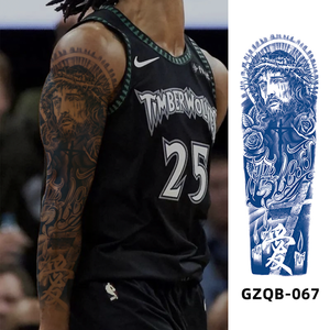 Tatuajes Temporales de Genipina Azul Oscuro, Pegatinas de Tatuaje Jagua para Brazo Completo y Pierna, Semipermanentes, Resistentes al Agua, de Larga Duración, Arte Corporal para Hombres y Mujeres - Product Image 4