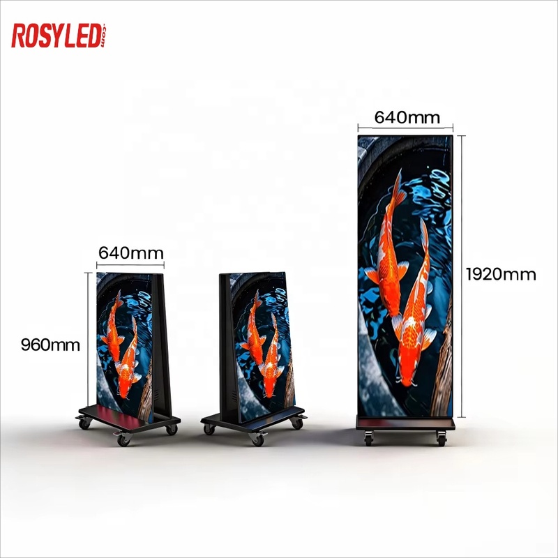 Floor Standing Wifi Advertising Mirror Digital