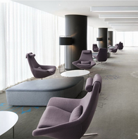 Canapé de bureau moderne BOSUN de haute qualité en tissu, pour banque, hôtel, pivotant et réglable, garantie 3 ans, certifié BIFMA pour le bureau à domicile