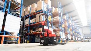 Transpaleta eléctrica duradera de 1,5 T, camión de paleta eléctrico resistente en escenarios rugosos con batería AGM, modelo EP F series <span class=keywords><strong>F1</strong></span> de China - Product Image 6