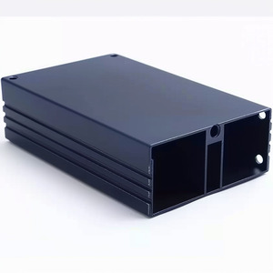 Pièces usinées CNC de précision sur mesure OEM, boîtier en aluminium extrudé anodisé bleu, dissipateur thermique, boîte métallique - Product Image 5