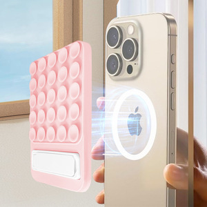 Wadah ponsel penyedot Magnet, Magnet silikon dapat dilepas, dudukan ponsel kompatibel, pegangan aksesori ponsel - Product Image 1