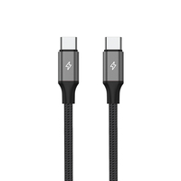 100% Câble USB d'inspection complète Aluminium tressé Type C à Type C Câble USB vers Usb C