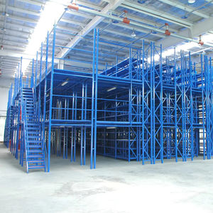 מזנין מזרן מערכת מזנין כבדה פלדה מחסן אחסון פלטפורמה מותאמת אישית נשלפת - Product Image 1