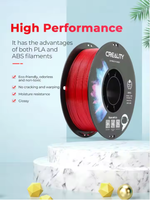 Filamen Creality CR-PETG Dengan Gulungan 1.75mm 1kg, Ramah Lingkungan & Tanpa Bau, Kilap Tinggi & Kelembapan Rendah, Bahan Cetak 3D yang Tahan Lama