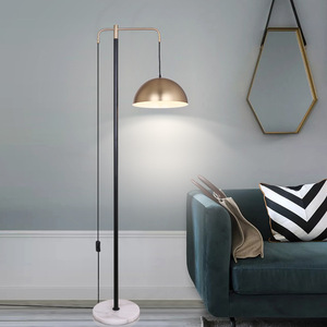 Postmodern <b>Gold</b> Metal Floor Lamp with E27 Base Creative Iron Chrome Body for Living Room Study Hotel Bedroom Side for <b>Sofa</b> - Product Image 3