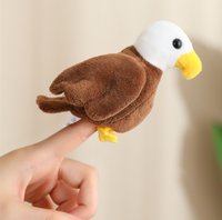 Accessoires de performance pour fête, animaux de dessin animé créatifs en coton PP pour le petit doigt