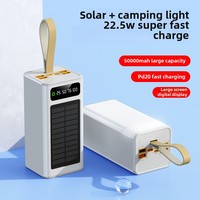 Original Portable High MAh 50000 mAh Led Torche Lampe de Poche Powerbank 50000 MAh Power Bank avec Forte Lumière