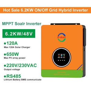 Inversor Solar E-SUN de 6.2KW 24/48V 120A MPPT Híbrido Conectado a la Red - Product Image 4