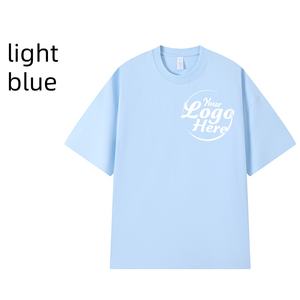 เสื้อยืดผู้ชายผ้าคอตตอนเนื้อนุ่มผสม100% 230ก. เสื้อยืดระบายอากาศไม่เป็นรอยปักโลโก้ที่มีเอกลักษณ์ - Product Image 2