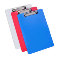 Portapapeles con Clip Metálico, Precio de Fábrica, Portapapeles de Plástico A4 para Profesores, Estudiantes y Trabajadores de Oficina