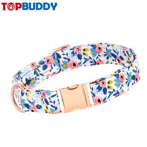 <span class=keywords><strong>Collar</strong></span> con lazo personalizado para perro, lazo de flor azul claro para mascota con hebilla de aleación de Zinc, venta al por mayor - Product Image 4
