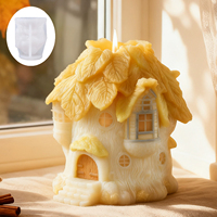 Moule en silicone Dumo Fairy Tale Forest Treehouse pour la fabrication de petites maisons 3D, moule pour bougies aromatiques