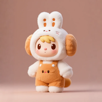 Figurines D'Action et Porte-Clés Personnalisés OEM en Vinyle PVC, Boîtes Mystères, Jouets en Peluche Adorables et Mignons, Pendentifs de Sac à Dos