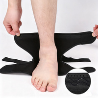 Attelle de cheville respirante et élastique à compression réglable pour le sport, protection anti-entorse et soulagement de la douleur