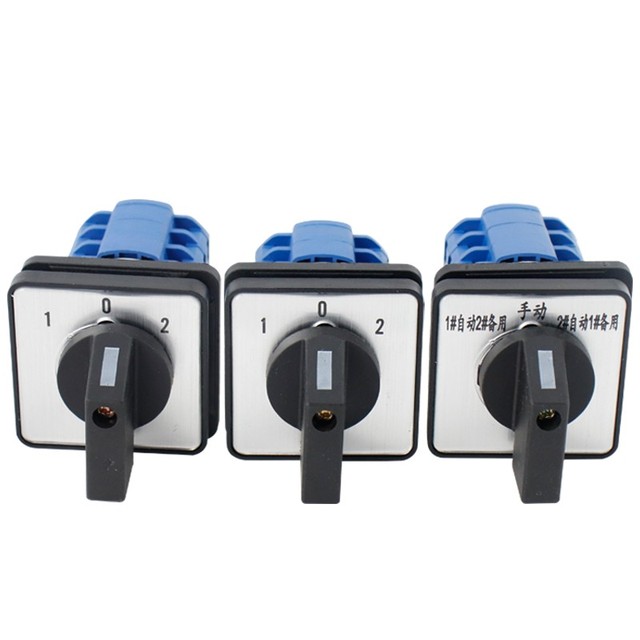 Factory  LW26-20 Series (1-0-2) Design 3 Way Rotary Switch Cam Switch Changeover Switch ON/OFF/ON Rotary Selector Switch
