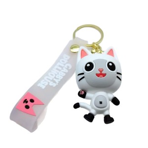 Nuevo Llavero <span class=keywords><strong>de</strong></span> PVC con Figura 3D <span class=keywords><strong>de</strong></span> Gato <span class=keywords><strong>de</strong></span> Dibujos Animados <span class=keywords><strong>Gaby</strong></span>, Bonito Colgante para Bolsos y Mochilas - Pequeño Artículo <span class=keywords><strong>de</strong></span> Venta al por Menor - Product Image 5