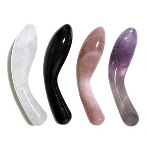 Groothandel Kristal Ambachten Genezende Rozenkwarts Enorme Kristallen Massage Toverstaf Yoni Wands Dildo - Product Image 3