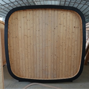 Vente en gros de <span class=keywords><strong>hammam</strong></span> <span class=keywords><strong>extérieur</strong></span> Foshan au <span class=keywords><strong>prix</strong></span> d'usine Sauna traditionnel à vapeur sèche cube personnalisé pour 2 à 4 personnes Cabine de sauna avec poêle - Product Image 3