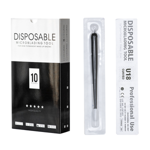 ฉลากส่วนตัว <span class=keywords><strong>U18</strong></span> 0.18มิลลิเมตร Microblading ปากกาทิ้งกึ่งถาวรเครื่องมือแต่งหน้าสำหรับคิ้ว - Product Image 6