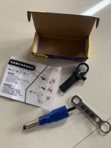 Taladro remachador eléctrico profesional, adaptador de <span class=keywords><strong>pistola</strong></span> de cabeza de conversión, accesorios de extracción de núcleo, <span class=keywords><strong>pistola</strong></span> remachadora, persiana POP - Product Image 2