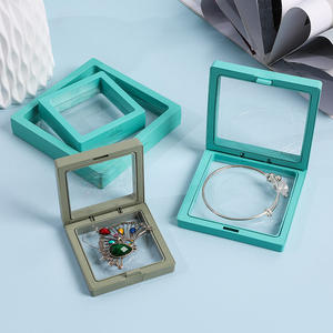 Vente en gros de <span class=keywords><strong>suspension</strong></span> en plastique PE anti-oxydation boîte de présentation de collier boucles d'oreilles bague emballage design poignée ruban papier carton - Product Image 2