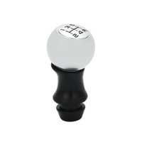Pommeau de Levier de Vitesse MT Chromé 5 Vitesses en Alliage pour Peugeot 106 206 406 107 207 307 407 308 2008 3008 Citroën C2 C3 C4 Accessoires Voiture