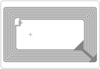 Carte intelligente NFC personnalisée imprimée, carte RFID sans contact en PVC vierge HF 13,56 MHz