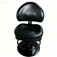 Chaise de casino en gros, tabouret de bar pivotant de luxe en cuir PU, réglable en hauteur, pour salle de jeux de casino et club