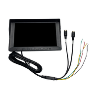 Monitor de coche Hesida de 8 pulgadas, cámara de visión trasera de coche de fábrica y monitor con parasol, soporte ajustable de alto brillo para camión