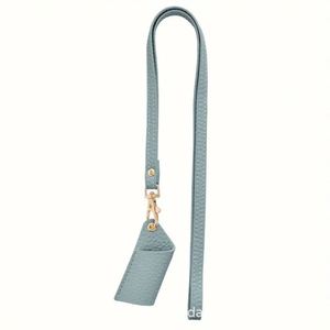 Porte-stylo portable en cuir PU personnalisé style mignon et coloré avec cordon et clip, idéal pour la promotion - Product Image 2