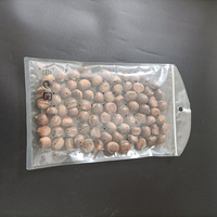 Sac d'emballage de légumes en plastique, fermeture à glissière plastifiante, micro-perforés, 50 unités