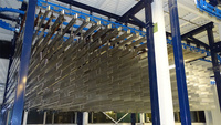 Sistema de Aplicación de Polvo para Perfiles de Aluminio de Primera Calidad, Línea de Pintura para Fachadas de Ventanas de Acero Inoxidable de Alta Flexibilidad 1