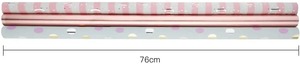 Custom <b>Pink</b> Metallized Gift <b>Wrap</b> Paper Roll 76cm Single Side Coated Eco-Friendly Digital Printing Compatible Packaging - Product Image 3