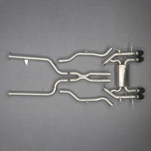 Système d'échappement à longueur égale avec tube intermédiaire et tube avant à longueur égale pour BMW M2 M3 M4 G80 G82 G87, système Catback Valvetronic - Product Image 3