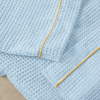 Peignoir de Spa Hôtelier Lavable avec Capuche pour Adultes, Léger, Manches Longues, pour Toutes les Saisons
