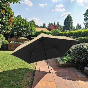 Nouveau Parapluie Compact Ultra-Léger à Cinq Baleines pour Femme, Protection Solaire Anti-UV, Cinq Plumes Unies pour la Pluie - Product Image 1